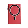 Bestseller Transfronterizo Estuche para Tarjetas de Aleación de Aluminio con Bloqueo RFID Portatarjetas Magsafe para iPhone Fijación Magnética