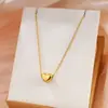 Colar de Amor em Aço Titânio Feminino Leve Luxo Simples Verão Estilo Frio Acessórios Celebridade da Internet Elegante Nicho Corrente para Clavícula