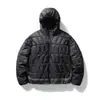 Yidao Vintage 2026 Invierno Nuevo Color Bloque con Capucha Costilla Chaqueta de Plumas para Hombre Moderna Cálida 90 Plumón de Pato Blanco Abrigo