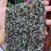 Ágata Indiana Natural Contas Pequenas Facetadas Fio Longo Contas Soltas Facetadas Semi-Acabadas Pulseira Colar Joias DIY Atacado