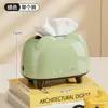 Caixa de Lenços de Mesa Dopamina Criativa Fofa para Sala de Estar High-End Luxo Leve Caixa de Guardanapos para Casa High-End