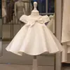 Vestido de Primer Cumpleaños para Bebé Niña, Vestido de Princesa de Cumpleaños para Agarrar la Semana, Elegante Vestido de Bebé Niña para Piano Violín, Nuevo Estilo Primavera Otoño