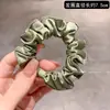 Nuevas scrunchies de alta gama, color sólido, alta elasticidad, que no dañan el cabello, perfectas para coletas y chongos, accesorios para el cabello simples y elegantes para el uso diario