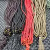 Cuerda de Colgante de un Solo Color Ajustable Jade Jade Hetian Jaspe Accesorios Cuerda Gruesa para Colgante Cuerda de Hilo de Jade Cuerda de Jade