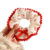 Colección de Varios Anillos para el Intestino Grueso, Bordes Florales Pequeños, Encaje, Anillos para el Cabello Estilo Coreano para el Intestino Grueso, Cuerdas para el Cabello Lindas Populares de Chica Dulce