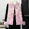 Conjunto de otoño de alta gama para madres, traje de terciopelo dorado, ropa para mujeres de mediana edad y mayores, estilo tradicional y elegante, conjunto de tres piezas con chaleco de primavera y otoño para mujeres