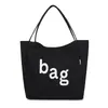 2026 Nuevo Verano Estilo Coreano Ins Bolso de Hombro Gran Capacidad Bolso de Lona Lavada Bolso Tote Bolsa de Compras Bolso Bolso