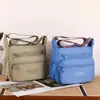 Bolso de Hombro Multicapa Ligero Nuevo 2026 Transfronterizo, Bolso Cuadrado Pequeño de Tela de Nylon Simple y Elegante, Bolso Cruzado Ligero Casual