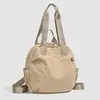 Mochila/Bolsa de Ombro Feminina 2026 Novo Estilo Conversível, Mochila de Viagem Leve em Nylon, Bolsa Tote de Tecido para o Dia a Dia