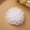 Estilo Dulce Princesa Coreana Lunares Plisado Rosa DIY Pinza Cuerda para el Cabello Tocado Broche Ropa Accesorios de Flor