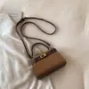 Bolsa Pequena de Textura com Design de Nicho de Alta Qualidade para Mulheres 2025 Nova Versátil Moda Bolsa Pequena para Celular Bolsa Transversal