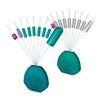 Aohu Bulk Frijoles Espaciales de Silicona 7+2 Frijoles Transparentes Equipo de Pesca Accesorios de Pesca Frijoles Competitivos Anti-Enredos Coloridos