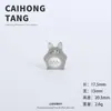 Micro Paisaje Dibujos Animados Textura Luminosa Totoro Adornos Accesorios para Joyería DIY Artesanía de Resina Adornos para Escritorio de Coche