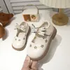 Zapatos de Cuero para Niñas Zapatos Pequeños de Cuero de Princesa para Niños 2026 Nuevo Estilo Primavera/Otoño Lazo para Niña Suela Suave Zapatos Individuales para Bebé