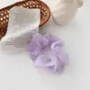 Simple Súper Hada Suave para Mujer Adulta Cuerda para el Cabello Estilo Japonés Estilo Mori Cuerda de Hada para el Cabello ins Estilo Francés Niña Chifón Anillo de Lazo Grande