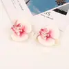 Grampo de Cabelo Flor de Orquídea Princesa Estilo Francês Presilha de Cabelo Acessório de Penteado para Mulheres