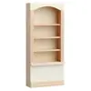 1:12 Mini Casa de Muñecas Decoración de Estudio DOLLHOUSEOB11 Muñeca Disponible Muebles Accesorios Estante de Libros en Blanco