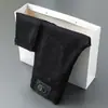 Calça Jeans de Alta Qualidade para Todas as Estações para Homens, Preto e Branco, Produtos Europeus Transfronteiriços, Luxo Leve, Moderna, Slim Fit, Versátil, Calça Longa