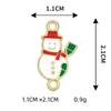 Versão coreana de jóias de liga diy acessórios duplo pendurado série de Natal gota de óleo diamante colar pulseira pingente cross-border atacado