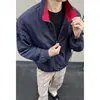 Jaqueta Cleanfit Cool Estilo High Street para Homens e Mulheres, Nova Moda de Hong Kong Primavera 2026 Tamanho Grande Cor Sólida Jaqueta Estilosa