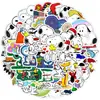 50 Pegatinas de Graffiti de Dibujos Animados y Anime para Cuaderno, Patineta, Taza de Agua, Maleta, Pegatinas de Decoración con Graffiti, Venta al por Mayor