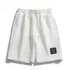 Shorts Casuais Simples de Verão Finos Largos Secagem Rápida Calças de Praia Masculino Plus Size Shorts Esportivos de Seda Gelada Verão Fresco