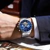 Transmisión en Vivo de Louie Juelen Producto Popular Serie Mar Estrellado Reloj Mecánico Totalmente Automático para Hombre