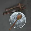 Cuchara de Madera de Acacia Cuchara de Madera Cuchara Cuchara de Madera Cuchara Larga Cuchara de Madera Cuchara de Madera para el Hogar Japonés Cuchara para Arroz Cuchara de Madera