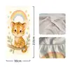 Temu Amazon Shein Fornecimento Exclusivo Transfronteiriço de Capa Decorativa de Porta de Quarto Elástica de Peça Única, Capa de Porta com Tema de Animal Fácil de Instalar