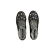 Versión de piel de oveja~Zapatos planos de mujer de punta redonda con tachuelas de estilo vintage, para ir al trabajo, elegantes bailarinas planas