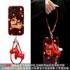 Cordón Rico Caballo Adecuado para Funda de Teléfono Apple 17Pm Accesorios para iPhone 16 18 Estilo Chino Texto 15 Ventana Grande