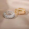 Estilo INS Nuevo Artículo Retorcido Retro Múltiples Capas Retorcidas Anillo Nido de Pájaro de Circonita Anillo para Dedo Anular Anillo Geométrico Distintivo para Mujer