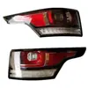 Adecuado para Modelos Land Rover Range Rover 14-18, Ensamblaje de Luz Trasera, Luz de Freno Trasera Deportiva, Compatible con Piezas Originales del Coche