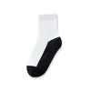 Meias Infantis Color Block Meias de Estudante Meias da Moda Tiktok para Meninos Meias Cano Médio para Meninas Meias Brancas para Bebê Estilo Esportivo