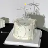 Decoración para Pastel del Día de San Valentín Chino 2025 Gema Diamante Perlas de Azúcar Cinta de Moño Enchufe Sencillo para Vestir