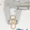 Hebilla de Perro de Aleación de Zinc, Hebilla de Pez, Gancho para Llaves, Hebilla de 31 mm, Hebilla de Cachorro, Hebilla de Langosta de 3 Colas, Accesorios de Joyería DIY