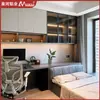 Apartamento Pequeño Habitación Infantil Aleación de Aluminio Tatami Escritorio a Medida Cama Armario Diseño de Espacio Integrado Personalización de Toda la Casa