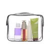 Nueva bolsa de cosméticos estilo ins de alto valor, de viaje, portátil, almacenamiento portátil, gran capacidad, impermeable, pvc, bolsa de aseo, venta al por mayor