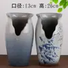 Yixing Maceta Grande de Cerámica Gruesa para Suculentas Tocón Viejo Planta Verde Maestro Tocón de Acantilado Retro Simple Transpirable Maceta de Cerámica