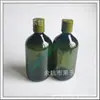 Frasco de 500ml verde escuro com gargalo fino e tampa flip-top para shampoo, condicionador, loção, hidrolato e medicamento líquido