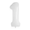 Balão Digital Americano de 32 polegadas para Emagrecimento Balão de Filme de Alumínio Digital Estilo Ins Branco Balão de Folha de Alumínio Balão para Festa de Aniversário