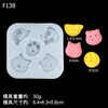 Gag de Nariz Pão Bolo Biscoito Brinquedo Alimentício Mini Brinquedo de Apertar Molde de Silicone Desenho Animado Brinquedo Alimentício Molde de Prato