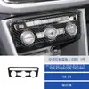 Adequado para Modelos 18-21 do Carro Volkswagen Tiguan Modificação Interna Fibra de Carbono Tela do Console Central Saída de Ar Adesivo Decorativo