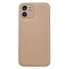 Estilo Coreano Ins Otoño e Invierno Color Suave Té con Leche Funda para Teléfono Móvil Iphone14/16Pro Max Adecuada para 17Pro Patrón de Cuero