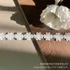 Em estoque Novo Lolita Bordado Solúvel Em Água Lace Leite Seda Único Lado Flor Onda Lace Lace Código De Barras