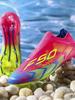 Zapatos de Fútbol Juvenil Transfronterizo Artesanal de Putian con Tacos de Hierba para Estudiantes para Hombre y Mujer, Tacos Rotos, Tono Verde, Zapatos de Entrenamiento