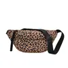 Elegante bolso cruzado de nailon casual para mujer 2026 nuevo de moda tendencia gran capacidad estampado de leopardo estilo europeo y americano bolso de cintura bolso de pecho