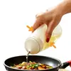 Dispensador de aceite exprimible de grado alimenticio, botella a prueba de fugas para salsa de soya y vinagre, botella de aceite de sésamo, dispensador de aceite de sésamo de grado alimenticio