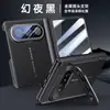Funda de teléfono de cuero liso galvanizado para Huawei Pura XMAX con soporte para lente, bisagra, protección completa, anticaídas, funda y protector de pantalla integrados