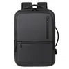 Mochila para Computadora de Viaje de Negocios, Mochila de Gran Capacidad para Llevar a Bordo, Mochila de Viaje Moderna Multifuncional, Logo Personalizable